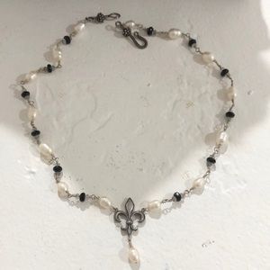 Pearl and bead necklace